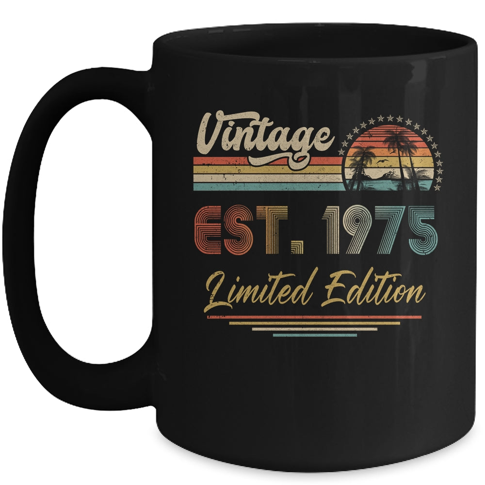 46 Year Old Vintage 1975 Limited Edition 46th Birthday Mug | siriusteestore