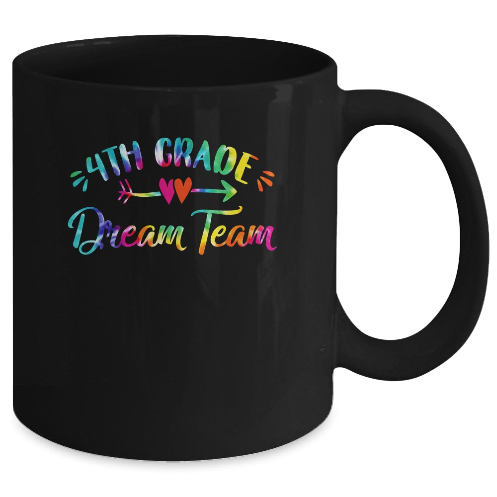 4th Grade Dream Team Students Teachers Back To School Mug | siriusteestore