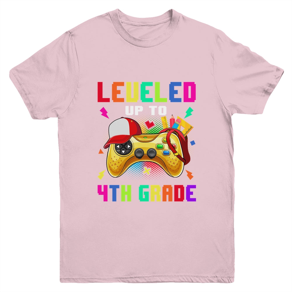 4th Grade Gamer First Day of Third Grade Boys Back To School Youth Shirt | siriusteestore