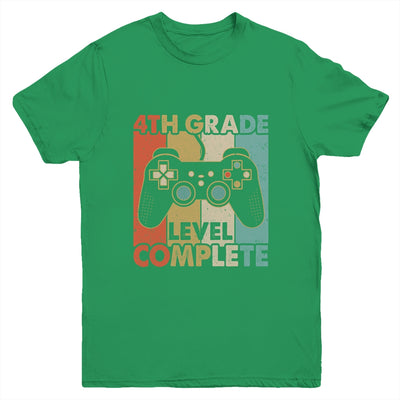 4th Grade Graduation Level Complete Video Games Boy Kids Youth Shirt | siriusteestore