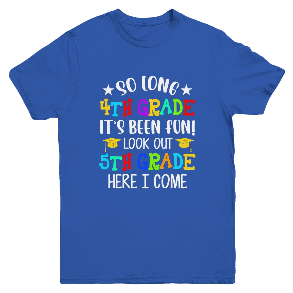 4th Graduation 5th Here I Come Class of 2022 Youth Shirt | siriusteestore