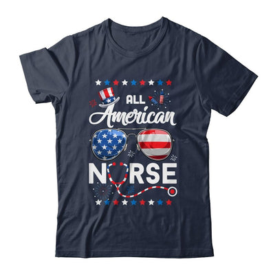 4th Of July All American Nurse Independence Day Shirt & Tank Top | Siriustee.com