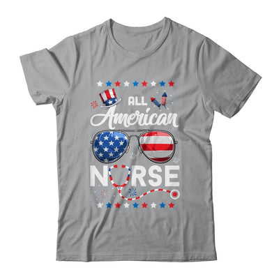 4th Of July All American Nurse Independence Day Shirt & Tank Top | Siriustee.com