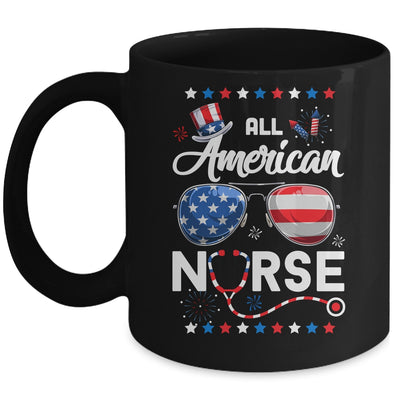 4th Of July All American Nurse Independence Day Mug | siriusteestore