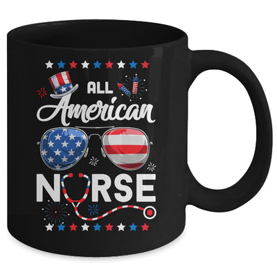 4th Of July All American Nurse Independence Day Mug | siriusteestore