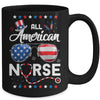 4th Of July All American Nurse Independence Day Mug | siriusteestore
