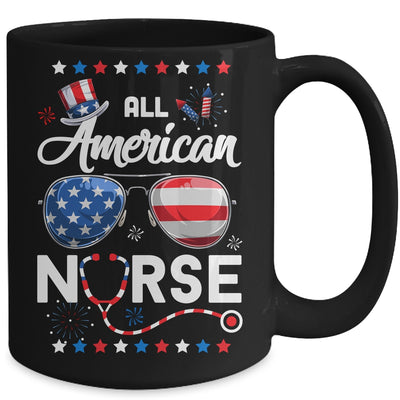 4th Of July All American Nurse Independence Day Mug | siriusteestore