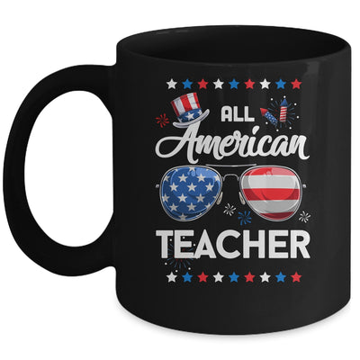 4th Of July All American Teacher Independence Day Mug | siriusteestore