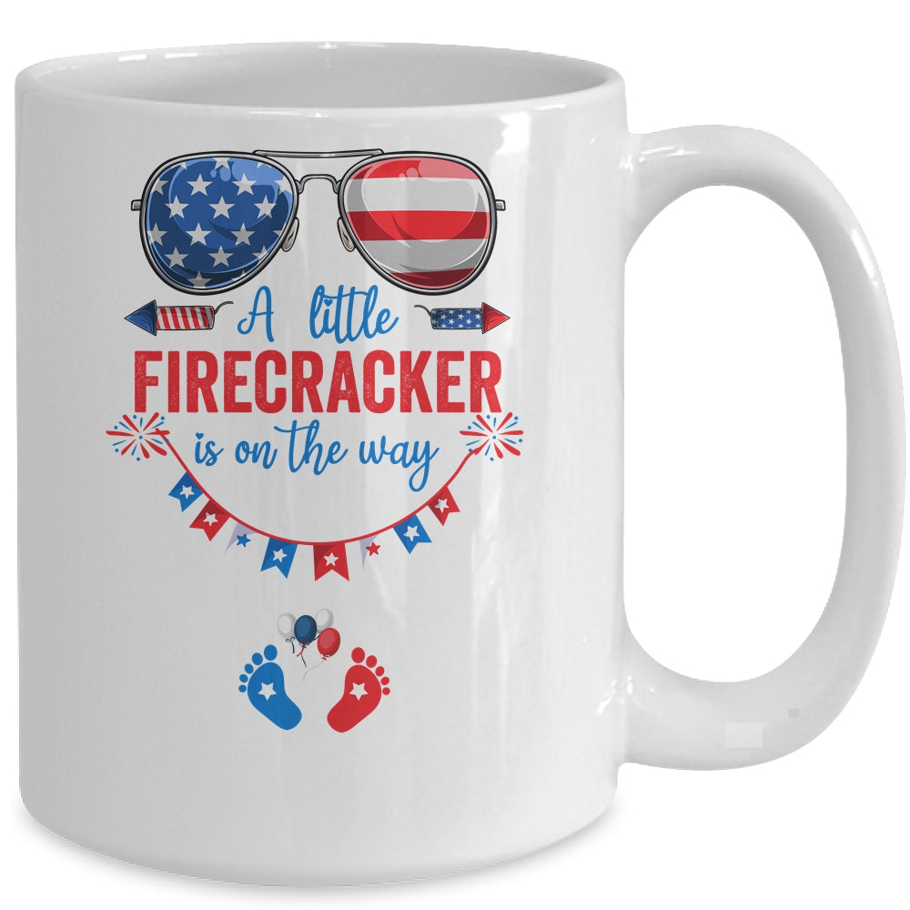 4th Of July Pregnancy Announcement Couples Baby Mug | siriusteestore