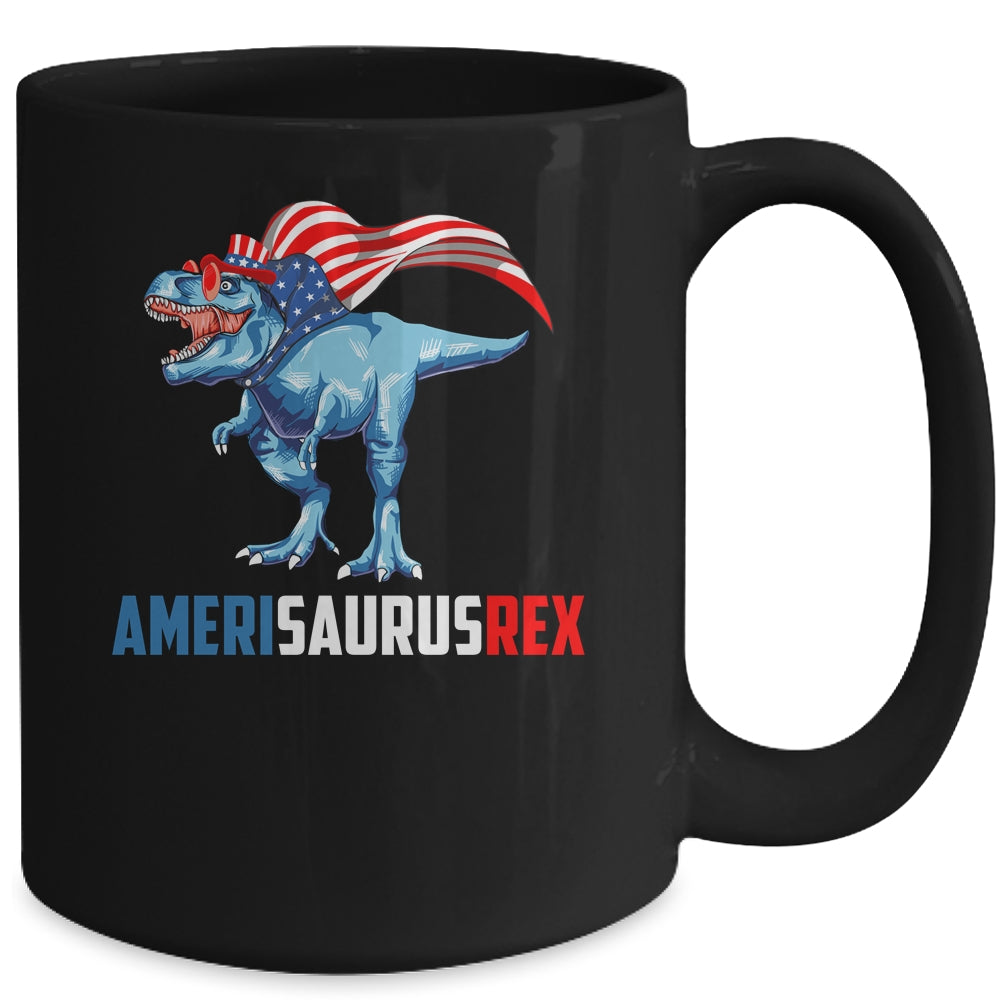 4th Of July T Rex Dinosaur Amerisaurus Rex Boys Kids Men Mug | siriusteestore