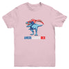 4th Of July T Rex Dinosaur Amerisaurus Rex Boys Kids Men Youth Shirt | siriusteestore