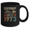 50 Years Old Legendary Since March 1973 50th Birthday Mug | siriusteestore
