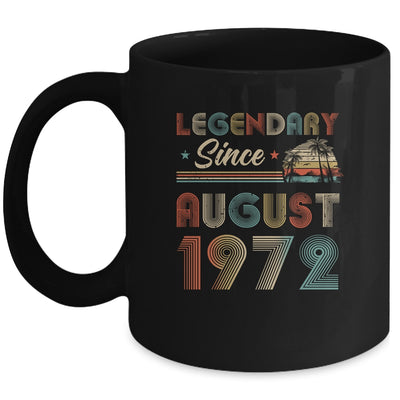 50th Birthday 50 Years Old Legendary Since August 1972 Mug | siriusteestore