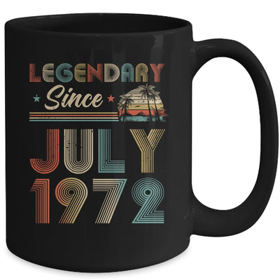 50th Birthday 50 Years Old Legendary Since July 1972 Mug | siriusteestore