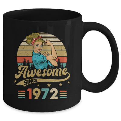 51 Year Old Awesome Since 1972 51st Birthday Women Mug | siriusteestore