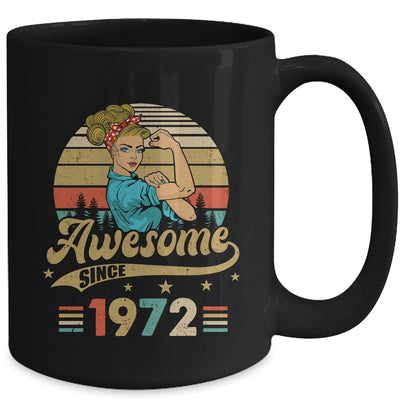 51 Year Old Awesome Since 1972 51st Birthday Women Mug | siriusteestore