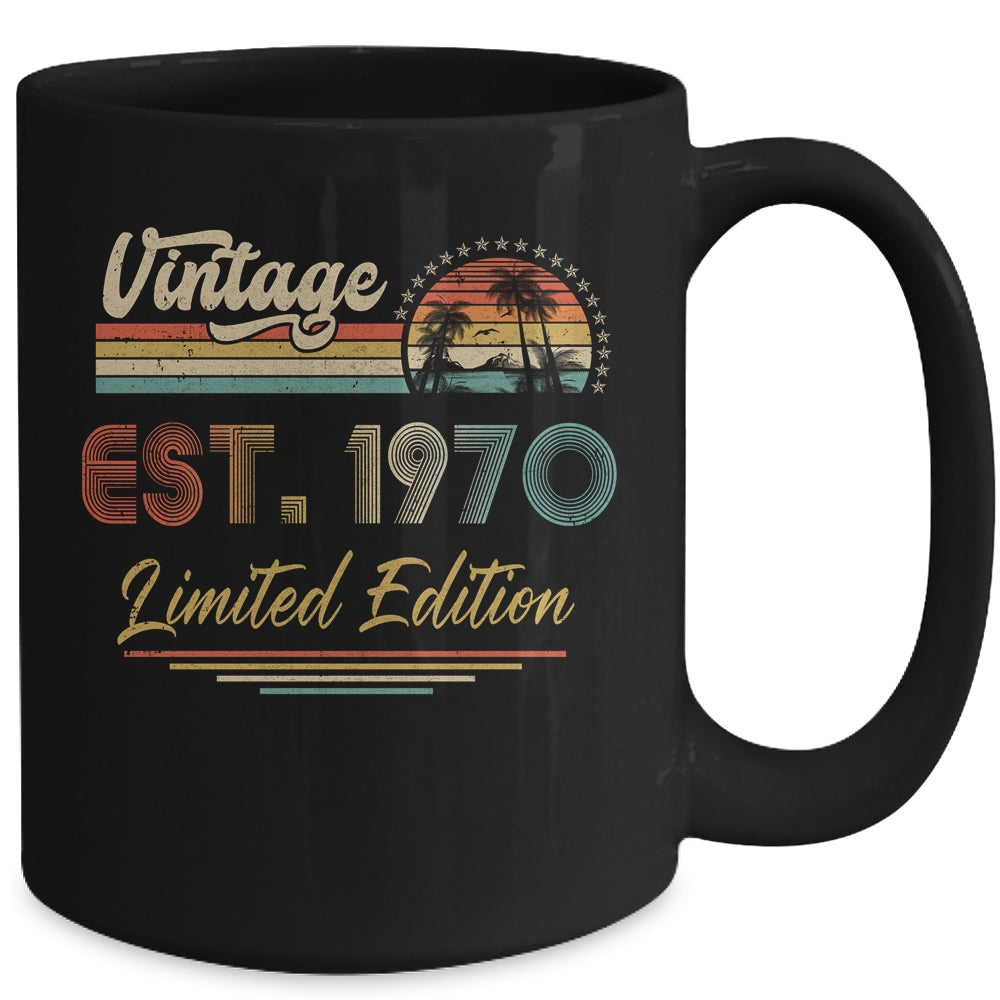 51 Year Old Vintage 1970 Limited Edition 51th Birthday Mug | siriusteestore