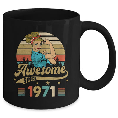52 Year Old Awesome Since 1971 52nd Birthday Women Mug | siriusteestore