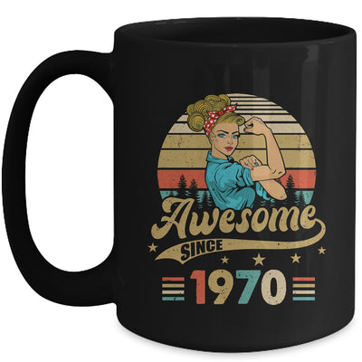 53 Year Old Awesome Since 1970 53rd Birthday Women Mug | siriusteestore
