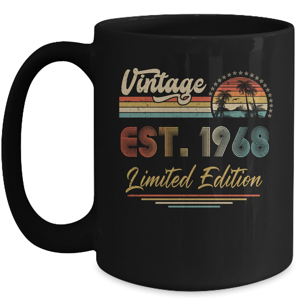 53 Year Old Vintage 1968 Limited Edition 53th Birthday Mug | siriusteestore