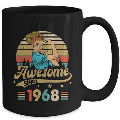 55 Year Old Awesome Since 1968 55th Birthday Women Mug | siriusteestore