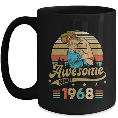 55 Year Old Awesome Since 1968 55th Birthday Women Mug | siriusteestore