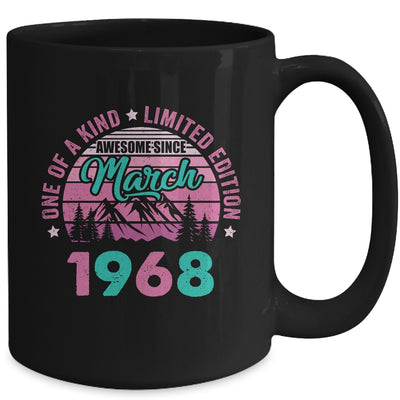 55 Years Old Awesome Since March 1968 55th Birthday Women Mug | siriusteestore