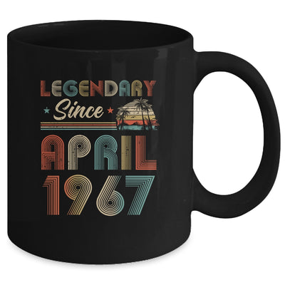 55th Birthday 55 Years Old Legendary Since April 1967 Mug | siriusteestore
