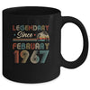 55th Birthday 55 Years Old Legendary Since February 1967 Mug | siriusteestore