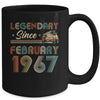 55th Birthday 55 Years Old Legendary Since February 1967 Mug | siriusteestore