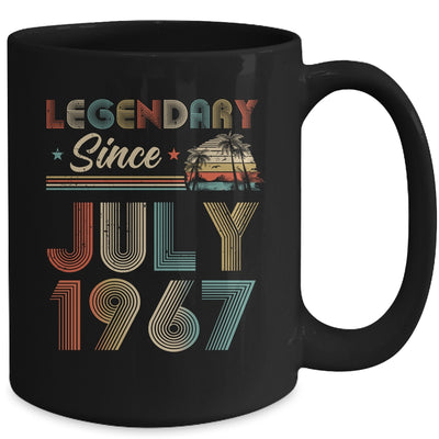 55th Birthday 55 Years Old Legendary Since July 1967 Mug | siriusteestore