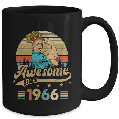 57 Year Old Awesome Since 1966 57th Birthday Women Mug | siriusteestore