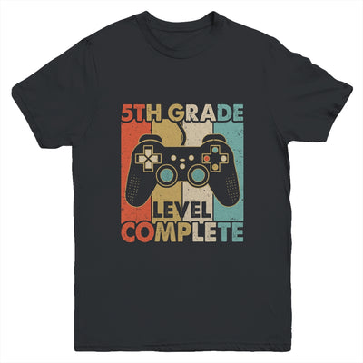 5th Grade Graduation Level Complete Video Games Boy Kids Youth Shirt | siriusteestore