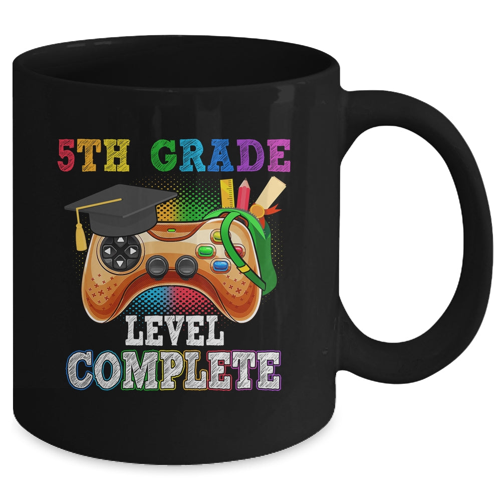 5th Grade Level Complete Last Day Of School Graduation Mug | siriusteestore