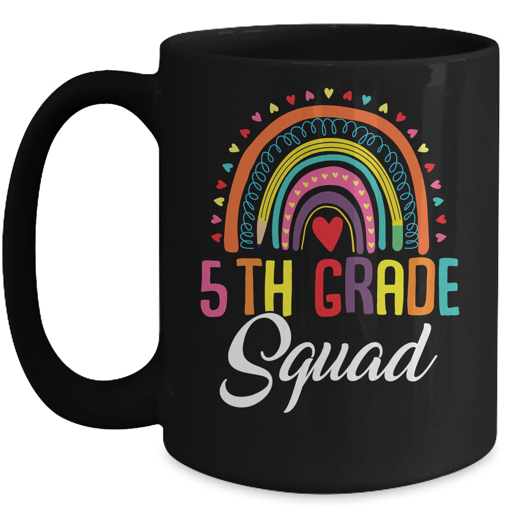 5th Squad Team For First Day Of School Teacher Kids Mug | siriusteestore