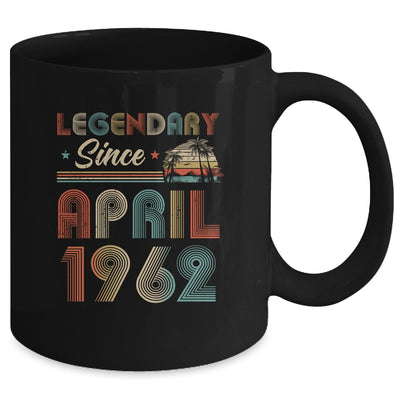 60th Birthday 60 Years Old Legendary Since April 1962 Mug | siriusteestore