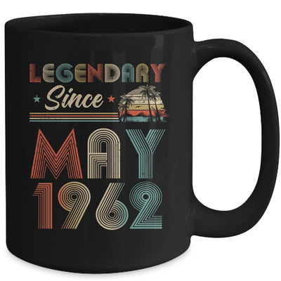 60th Birthday 60 Years Old Legendary Since May 1962 Mug | siriusteestore