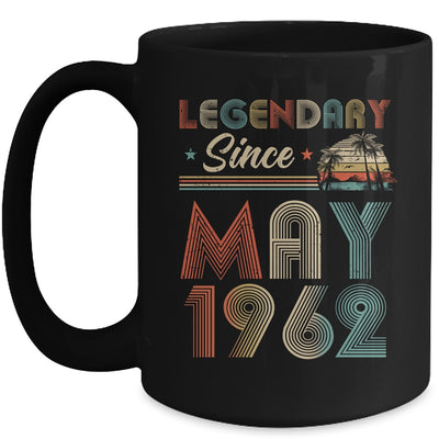 60th Birthday 60 Years Old Legendary Since May 1962 Mug | siriusteestore