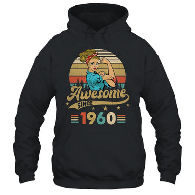 63 Year Old Awesome Since 1960 63rd Birthday Women Shirt & Tank Top | siriusteestore