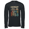 65 Years Old Legendary Since June 1958 65th Birthday Shirt & Hoodie | siriusteestore