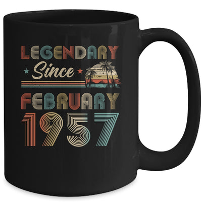 65th Birthday 65 Years Old Legendary Since February 1957 Mug | siriusteestore