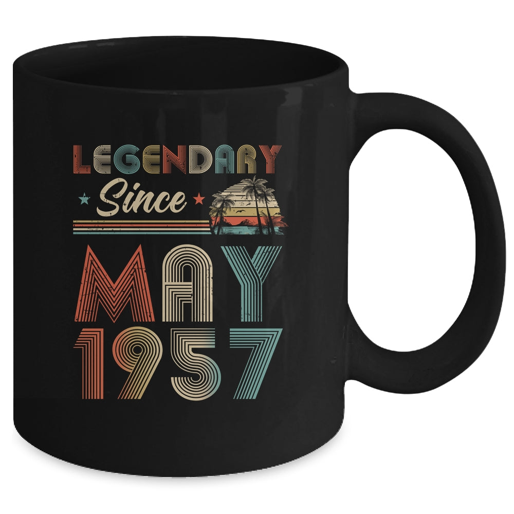 65th Birthday 65 Years Old Legendary Since May 1957 Mug | siriusteestore