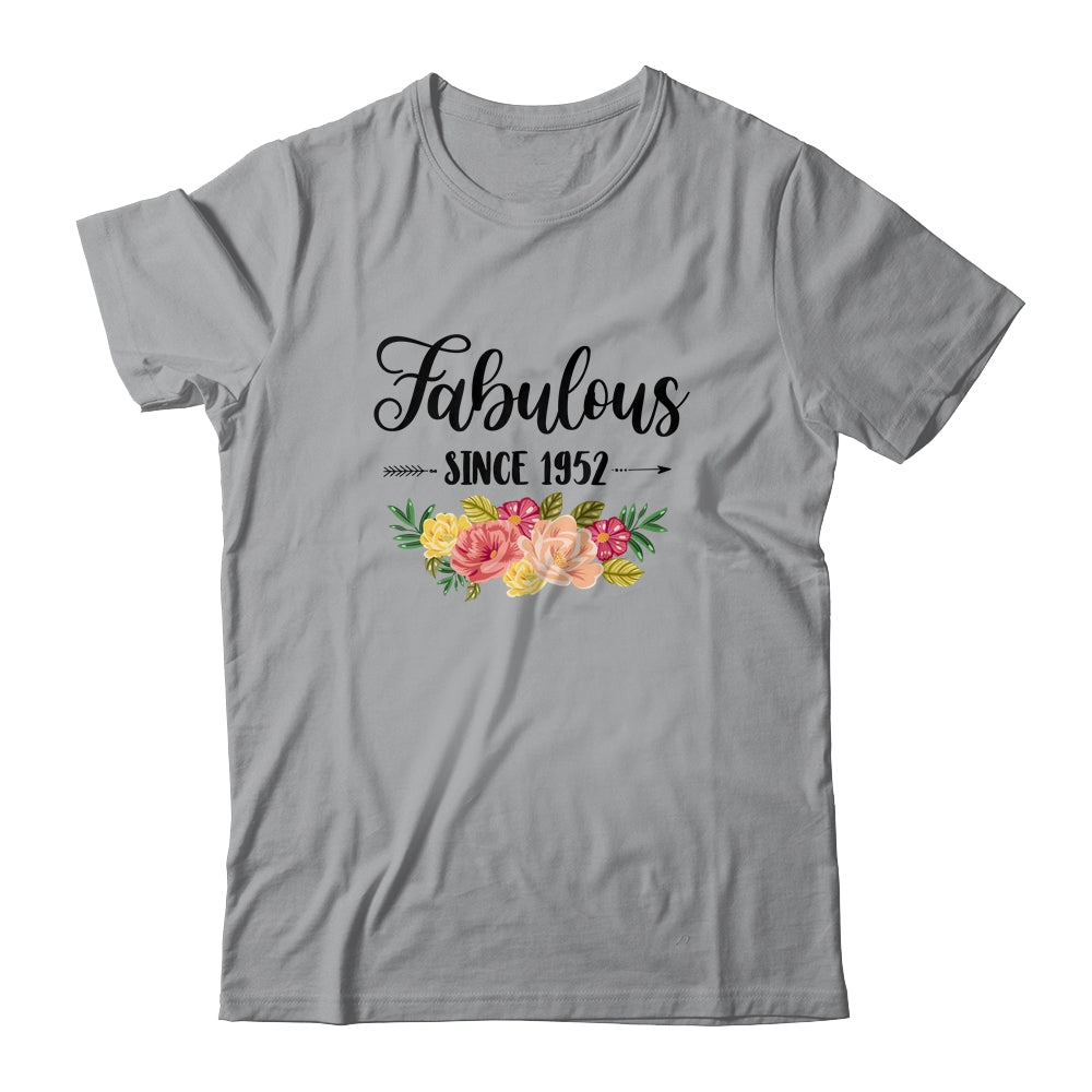 69th Birthday Gifts Women 69 Year Old Fabulous Since 1952 Shirt & Tank Top | siriusteestore
