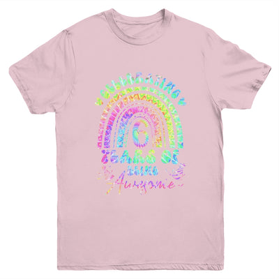 6 Years Of Being Awesome 6th Birthday Girl Tie Dye Youth Shirt | siriusteestore