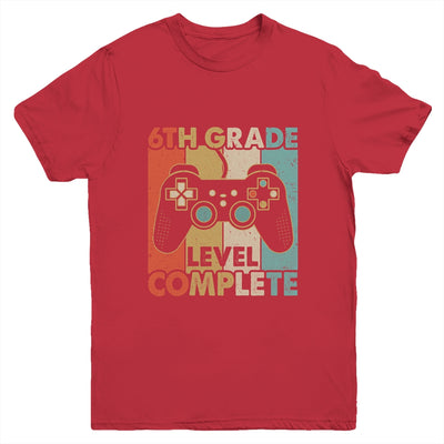 6th Grade Graduation Level Complete Video Games Boy Kids Youth Shirt | siriusteestore
