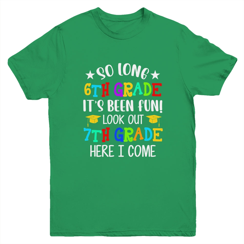 6th Graduation 7th Here I Come Class of 2022 Youth Shirt | siriusteestore