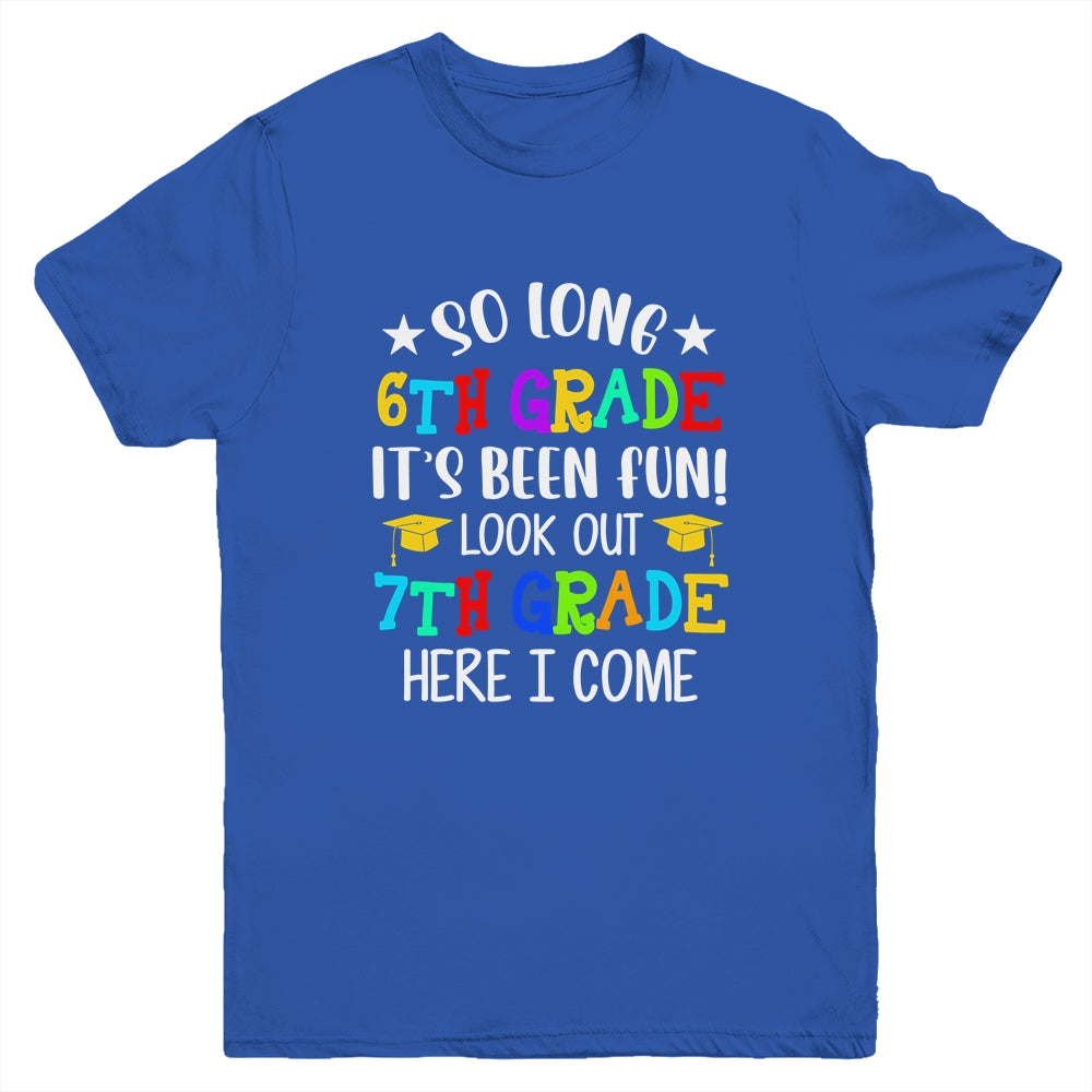 6th Graduation 7th Here I Come Class of 2022 Youth Shirt | siriusteestore