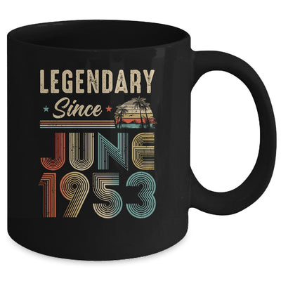 70 Years Old Legendary Since June 1953 70th Birthday Mug | siriusteestore