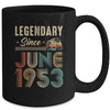 70 Years Old Legendary Since June 1953 70th Birthday Mug | siriusteestore