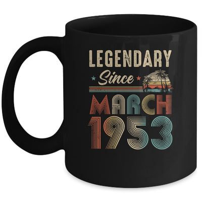 70 Years Old Legendary Since March 1953 70th Birthday Mug | siriusteestore
